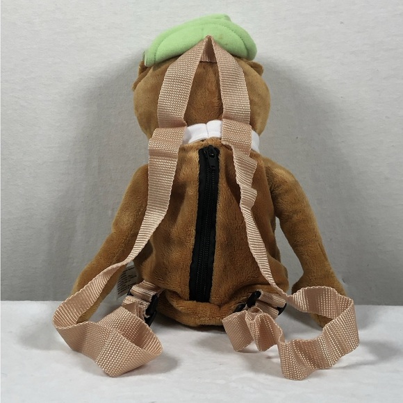 Yogi Bear Plush Backpack Hanna Barbera Stuffed Animal Bag - Picture 2 of 4